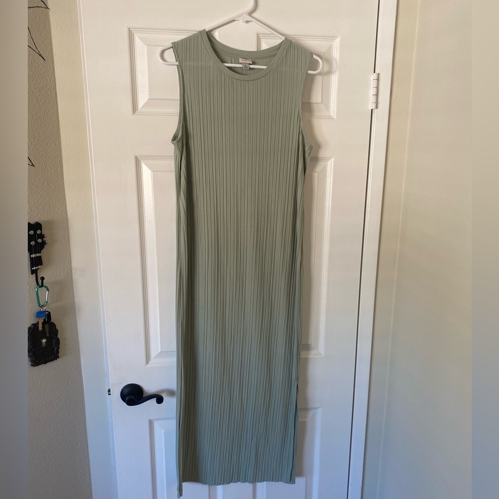 a new day Ribbed Maxi Dress - Sage
